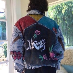 Hand painted and super cool Urban Equipment Jacket!! (Unisex jacket) Size is L~